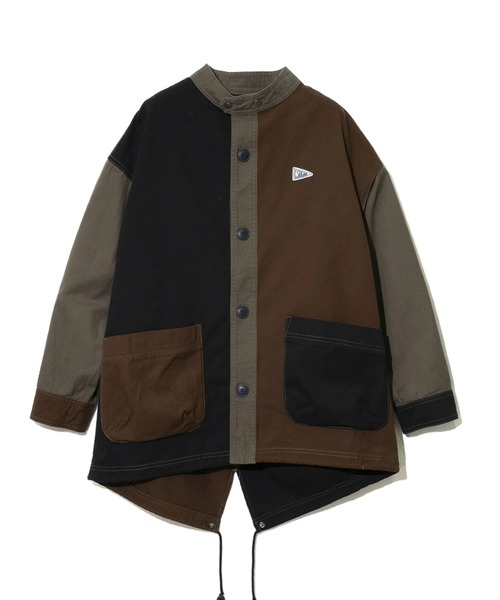 CUBE SUGAR（キューブシュガー）の「CUBE SUGAR/キューブシュガー　ヘビーオックスショートモッズCO（モッズコート・レディース・ブラック/ベージュ・FREE）」の2枚目の写真