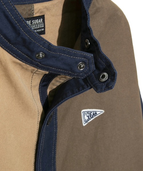 CUBE SUGAR（キューブシュガー）の「CUBE SUGAR/キューブシュガー　ヘビーオックスショートモッズCO（モッズコート・レディース・ブラック/ベージュ・FREE）」の7枚目の写真