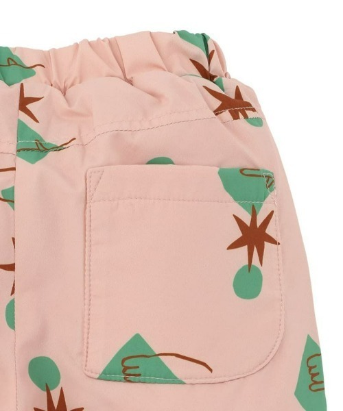 moimoln（モイモルン）の「ムーンショット柄化繊フリースパンツ（その他パンツ・キッズ・ライトイエロー/ピンク・120cm/100cm/110cm/130cm/90cm）」の7枚目の写真