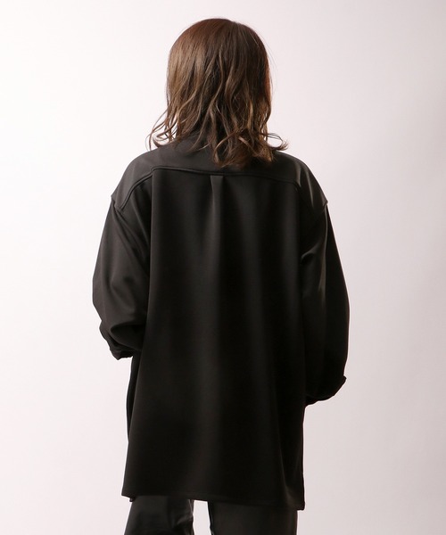 SUGGESTION（サジェッション）の「【SUGGESTION】オーバーサイズ チャイナジャケット（ノーカラージャケット・メンズ・ブラック/モカ/ブルーグリーン・M/L）」の16枚目の写真