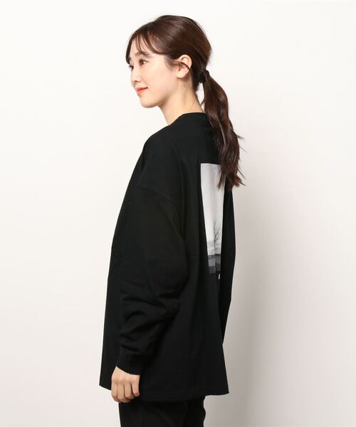 KLON(クローン)の「KLON graphic LONG T -huge tree- (01)(Tシャツ/カットソー・レディース・ホワイト/ブラック・M/L)」の10枚目の写真