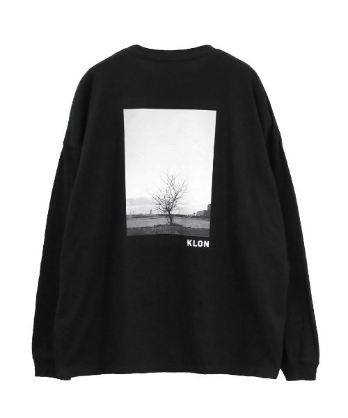 KLON(クローン)の「KLON graphic LONG T -huge tree- (01)(Tシャツ/カットソー・レディース・ホワイト/ブラック・M/L)」の4枚目の写真