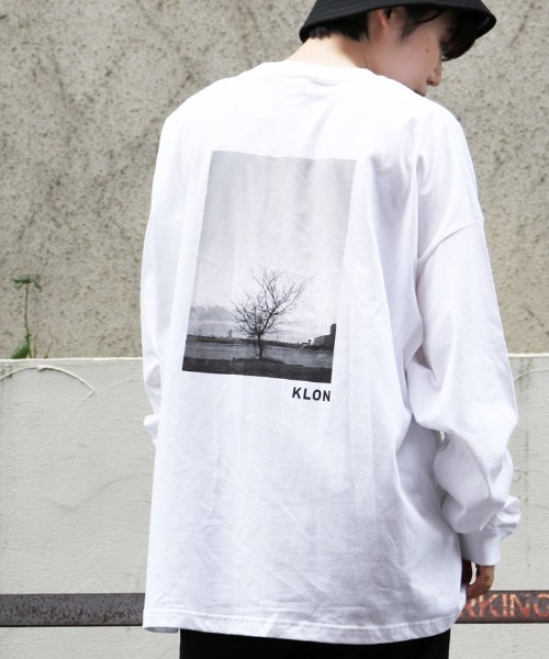 KLON(クローン)の「KLON graphic LONG T -huge tree- (01)(Tシャツ/カットソー・レディース・ホワイト/ブラック・M/L)」の17枚目の写真