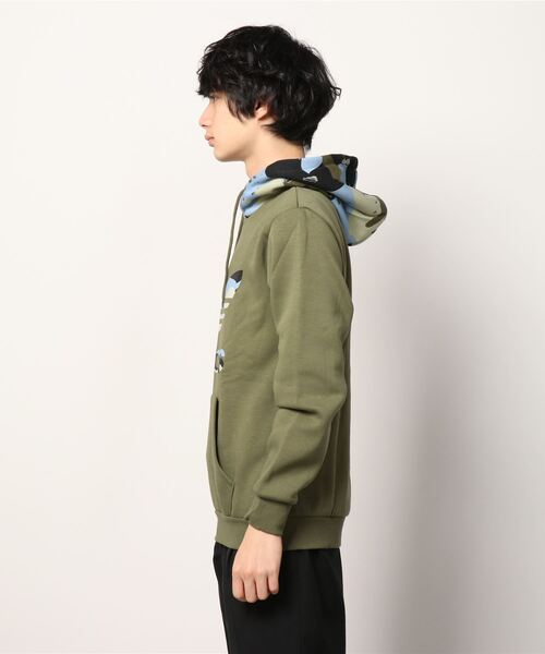 adidas Originals（アディダスオリジナルス）の「adidas Originals/アディダス オリジナルス CAMO HOODIE/カモ フーディ（パーカー・メンズ・ブラック/カーキ・L/M/XL/S）」の3枚目の写真