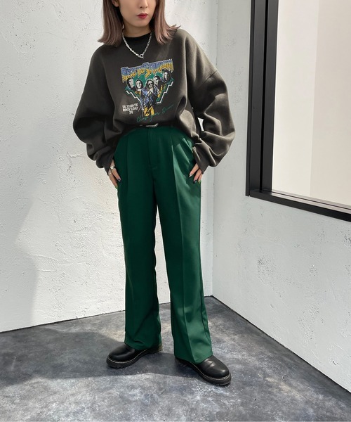 apres jour mignon（アプレジュールミニョン）の「アソートヴィンテージスウェット２【ZOZOTOWN限定アイテム】（スウェット・レディース・ライトベージュ/ブラック系その他/ダークブルー/ナチュラル/ブラック系その他2/クリーム/その他/チャコールグレー/ブラック/ダークグリーン・X-LARGE/フリー）」の12枚目の写真