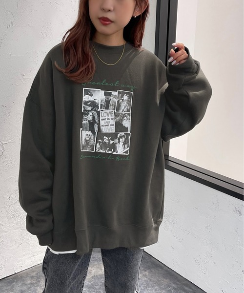 apres jour mignon（アプレジュールミニョン）の「アソートヴィンテージスウェット２【ZOZOTOWN限定アイテム】（スウェット・レディース・ライトベージュ/ブラック系その他/ダークブルー/ナチュラル/ブラック系その他2/クリーム/その他/チャコールグレー/ブラック/ダークグリーン・X-LARGE/フリー）」の19枚目の写真