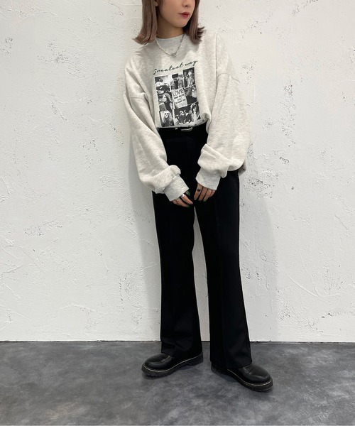 apres jour mignon（アプレジュールミニョン）の「アソートヴィンテージスウェット２【ZOZOTOWN限定アイテム】（スウェット・レディース・ライトベージュ/ブラック系その他/ダークブルー/ナチュラル/ブラック系その他2/クリーム/その他/チャコールグレー/ブラック/ダークグリーン・X-LARGE/フリー）」の22枚目の写真