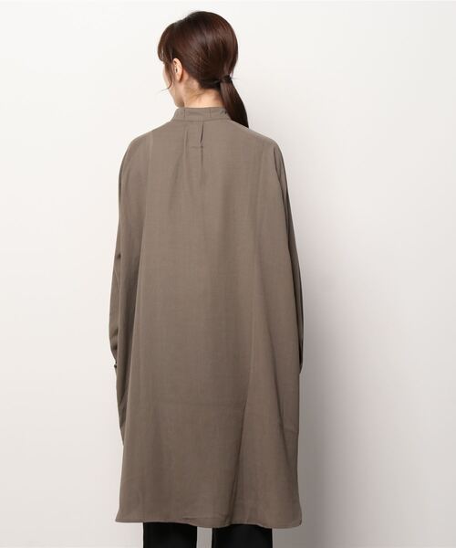 SILVER BULLET（シルバーバレット）の「『CavariA/キャバリア』バンドカラーロングシャツ（シャツ/ブラウス・メンズ・ブラック/モカ/ブルー/グレー系その他・M/L）」の6枚目の写真