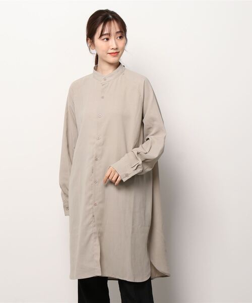 SILVER BULLET（シルバーバレット）の「『CavariA/キャバリア』バンドカラーロングシャツ（シャツ/ブラウス・メンズ・ブラック/モカ/ブルー/グレー系その他・M/L）」の20枚目の写真