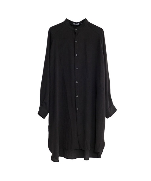 SILVER BULLET（シルバーバレット）の「『CavariA/キャバリア』バンドカラーロングシャツ（シャツ/ブラウス・メンズ・ブラック/モカ/ブルー/グレー系その他・M/L）」の8枚目の写真