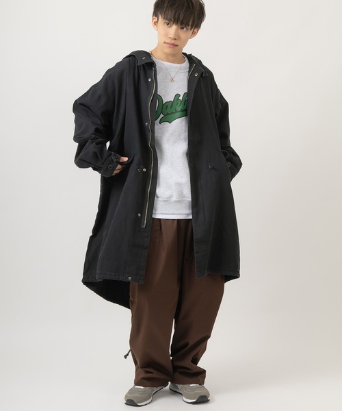 SlashDate（スラッシュデイト）の「M-51 モッズコート（ミリタリージャケット・メンズ・ブラック/オリーブ・M/L）」の3枚目の写真