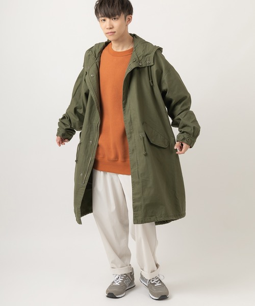 SlashDate（スラッシュデイト）の「M-51 モッズコート（ミリタリージャケット・メンズ・ブラック/オリーブ・M/L）」の4枚目の写真