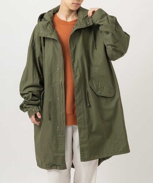 SlashDate（スラッシュデイト）の「M-51 モッズコート（ミリタリージャケット・メンズ・ブラック/オリーブ・M/L）」の6枚目の写真