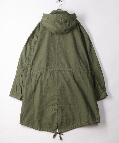 SlashDate（スラッシュデイト）の「M-51 モッズコート（ミリタリージャケット・メンズ・ブラック/オリーブ・M/L）」の7枚目の写真