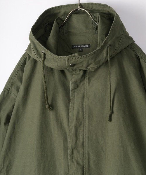SlashDate（スラッシュデイト）の「M-51 モッズコート（ミリタリージャケット・メンズ・ブラック/オリーブ・M/L）」の8枚目の写真