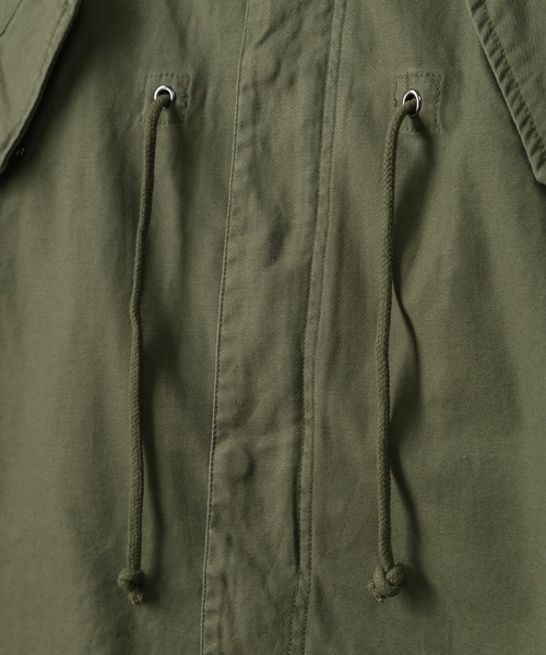 SlashDate（スラッシュデイト）の「M-51 モッズコート（ミリタリージャケット・メンズ・ブラック/オリーブ・M/L）」の10枚目の写真