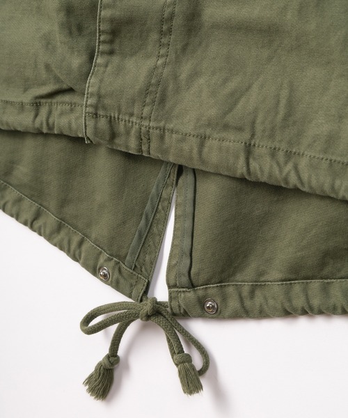 SlashDate（スラッシュデイト）の「M-51 モッズコート（ミリタリージャケット・メンズ・ブラック/オリーブ・M/L）」の12枚目の写真