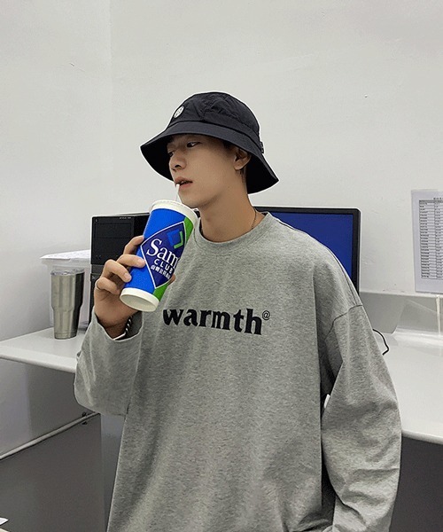 NOWLE（ノウル）の「【NOWLE】ストリート カラー ロゴ ロンT（Tシャツ/カットソー・メンズ・ホワイト/ブラック/グレー/ライム/オレンジ/ブルー・MEDIUM/LARGE/X-LARGE/XX-LARGE）」の3枚目の写真