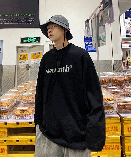 NOWLE（ノウル）の「【NOWLE】ストリート カラー ロゴ ロンT（Tシャツ/カットソー・メンズ・ホワイト/ブラック/グレー/ライム/オレンジ/ブルー・MEDIUM/LARGE/X-LARGE/XX-LARGE）」の12枚目の写真