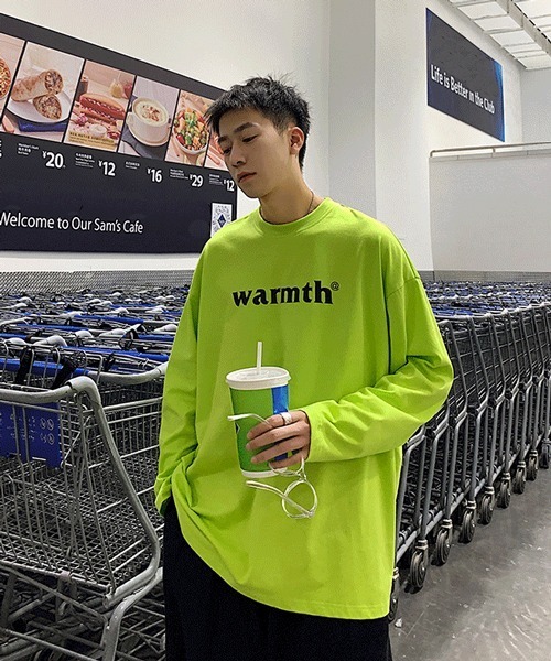 NOWLE（ノウル）の「【NOWLE】ストリート カラー ロゴ ロンT（Tシャツ/カットソー・メンズ・ホワイト/ブラック/グレー/ライム/オレンジ/ブルー・MEDIUM/LARGE/X-LARGE/XX-LARGE）」の21枚目の写真