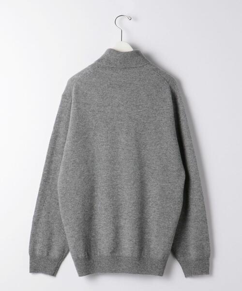 green label relaxing(グリーンレーベルリラクシング)の「カシミヤ 天竺 タートルネック ニット(ニット/セーター・メンズ・グレー/ブラック/コバルトブルー・S/M/XL/L)」の14枚目の写真