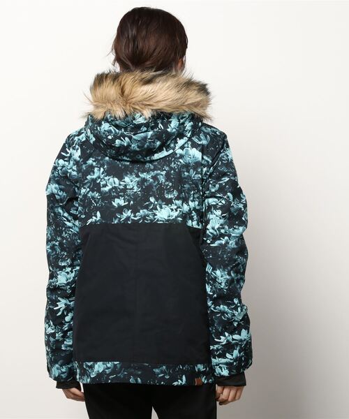 ROXY SHELTER JK 花柄ジャケット OUTLET】【TAILORED FIT】10K Roxy SHELTER JK スノージャケット