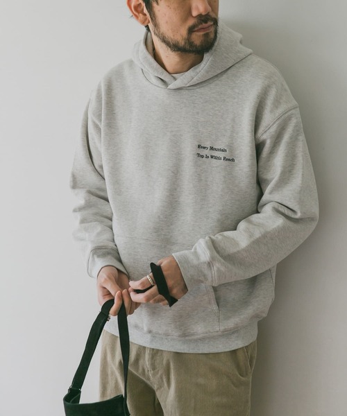 URBAN RESEARCH DOORS（アーバンリサーチドアーズ）の「裏起毛刺繍フーディー（パーカー・メンズ・ネイビー/グリーン/モカ/ホワイト系その他・40/38/42）」の15枚目の写真