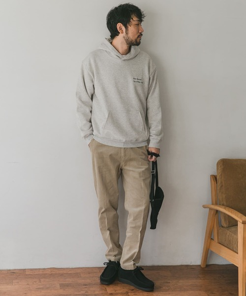 URBAN RESEARCH DOORS（アーバンリサーチドアーズ）の「裏起毛刺繍フーディー（パーカー・メンズ・ネイビー/グリーン/モカ/ホワイト系その他・40/38/42）」の20枚目の写真