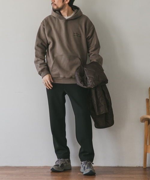 URBAN RESEARCH DOORS（アーバンリサーチドアーズ）の「裏起毛刺繍フーディー（パーカー・メンズ・ネイビー/グリーン/モカ/ホワイト系その他・40/38/42）」の16枚目の写真