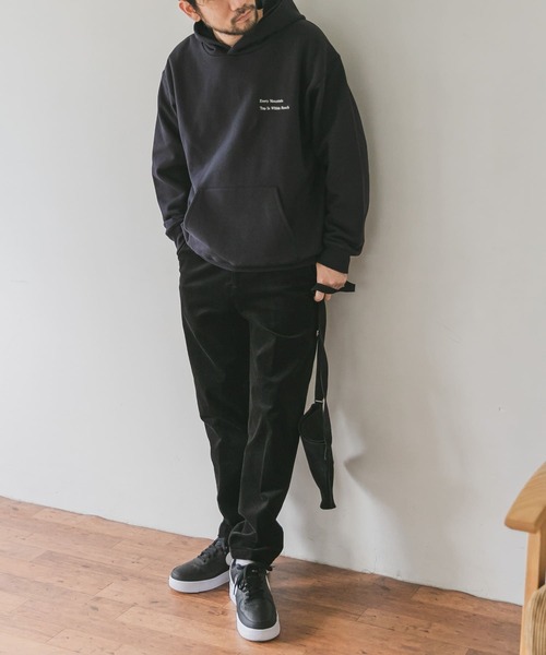 URBAN RESEARCH DOORS（アーバンリサーチドアーズ）の「裏起毛刺繍フーディー（パーカー・メンズ・ネイビー/グリーン/モカ/ホワイト系その他・40/38/42）」の8枚目の写真