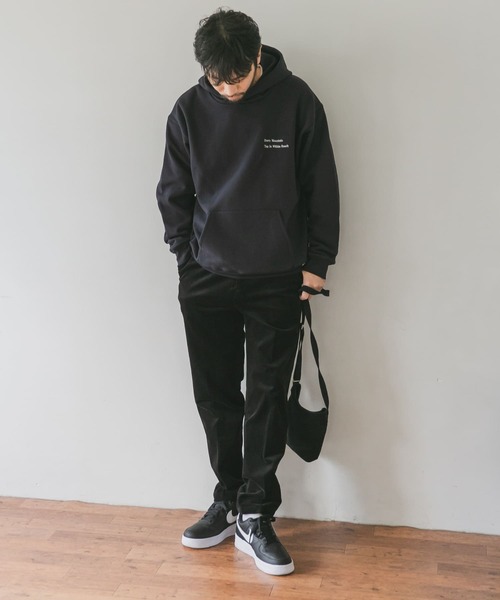 URBAN RESEARCH DOORS（アーバンリサーチドアーズ）の「裏起毛刺繍フーディー（パーカー・メンズ・ネイビー/グリーン/モカ/ホワイト系その他・40/38/42）」の13枚目の写真