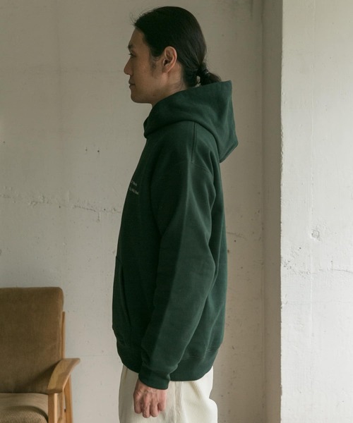 URBAN RESEARCH DOORS（アーバンリサーチドアーズ）の「裏起毛刺繍フーディー（パーカー・メンズ・ネイビー/グリーン/モカ/ホワイト系その他・40/38/42）」の18枚目の写真