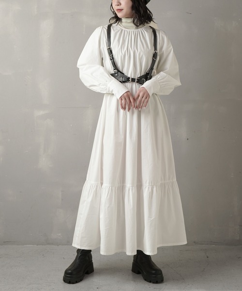 セール ティアードロングワンピース ワンピース Spinns スピンズ のファッション通販 Zozotown