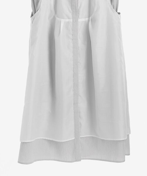 MAJESTIC LEGON（マジェスティックレゴン）の「classicボウタイミニワンピ（ワンピース・レディース・オフホワイト/グレー系その他/ベージュ系その他2・MEDIUM）」の8枚目の写真