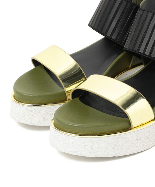 Ray BEAMS（レイビームス）の「UNITED NUDE / Rico サンダル（サンダル・レディース・ブラック/オリーブ・38/39/36/37）」の9枚目の写真