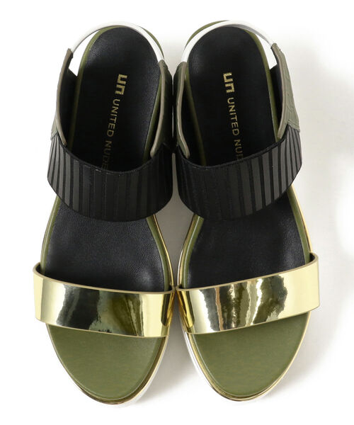 Ray BEAMS（レイビームス）の「UNITED NUDE / Rico サンダル（サンダル・レディース・ブラック/オリーブ・38/39/36/37）」の12枚目の写真