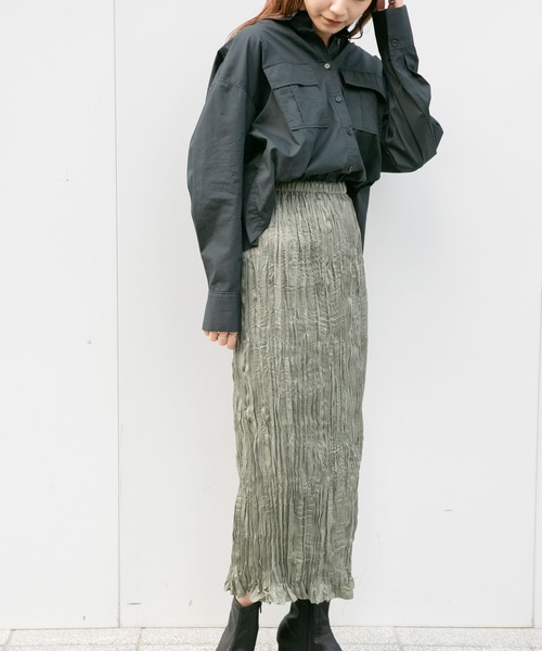 KBF（ケイビーエフ）の「ドッキングワンピース（ワンピース・レディース・ベージュ系その他/ブルー系その他・ONE）」の4枚目の写真