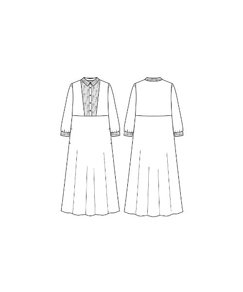 WHITE JOOLA(ホワイトジョーラ)の「喪服・礼服【洗えるフォーマル】胸元レース切り替えデザインブラックフォーマルワンピース(ワンピース・レディース・ブラック・11号/9号/13号/7号/15号)」の21枚目の写真