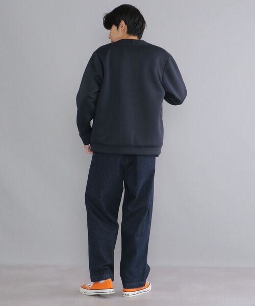 SHIPS(シップス)の「【WEB限定】SHIPS: スタイリッシュ ロゴ ワッペン バルキー ポンチ Vネック カーディガン(カーディガン/ボレロ・メンズ・ライトグレー/ダークグレー/ネイビー・LARGE/MEDIUM/SMALL/X-LARGE)」の14枚目の写真