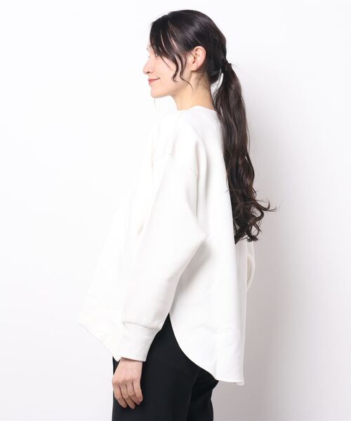 Abahouse Devinette（ドゥヴィネット）の「【Mylanka】 エンボスロゴスウェット（Tシャツ/カットソー・レディース・ブラック/ホワイト・フリー）」の3枚目の写真