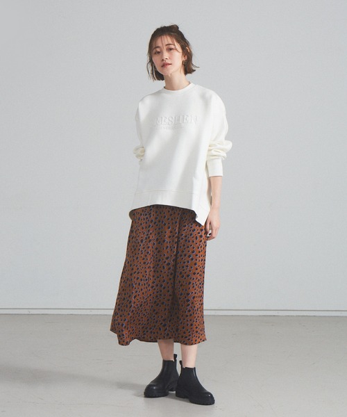 Abahouse Devinette（ドゥヴィネット）の「【Mylanka】 エンボスロゴスウェット（Tシャツ/カットソー・レディース・ブラック/ホワイト・フリー）」の5枚目の写真