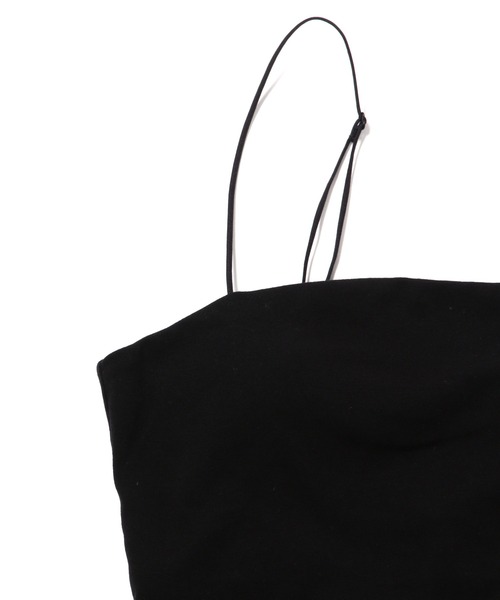 ADAM ET ROPE'（アダムエロペ）の「ベアトップキャミ（キャミソール・レディース・ホワイト/ライトグレー/ブラック/ベージュ・FREE）」の9枚目の写真