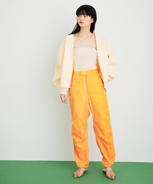 ADAM ET ROPE'（アダムエロペ）の「ベアトップキャミ（キャミソール・レディース・ホワイト/ライトグレー/ブラック/ベージュ・FREE）」の15枚目の写真