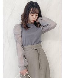 パフスリーブ」に該当するTシャツ/カットソーファッション通販 - ZOZOTOWN