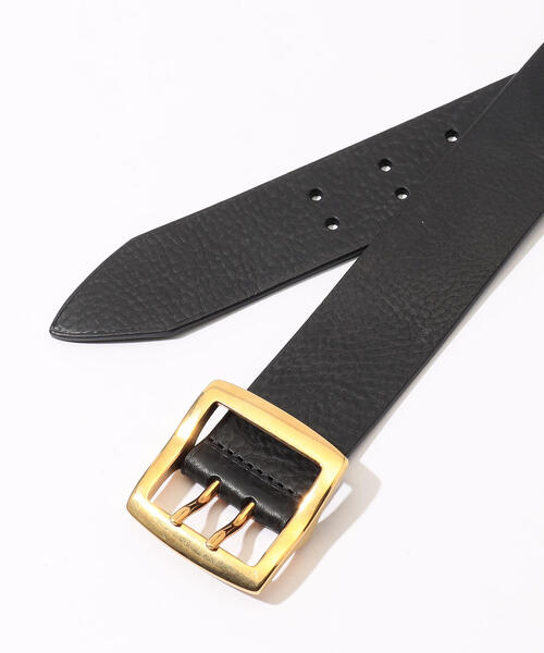 MAISON BOINET スクエアバックルレザーベルト