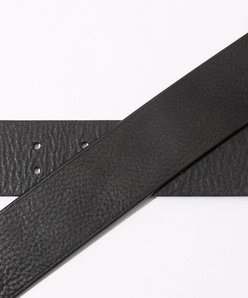 MAISON BOINET スクエアバックルレザーベルト