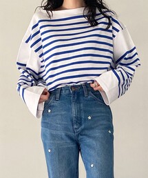 FREAK'S STORE | パネルボーダーバスクロングスリーブTシャツ(Tシャツ/カットソー)