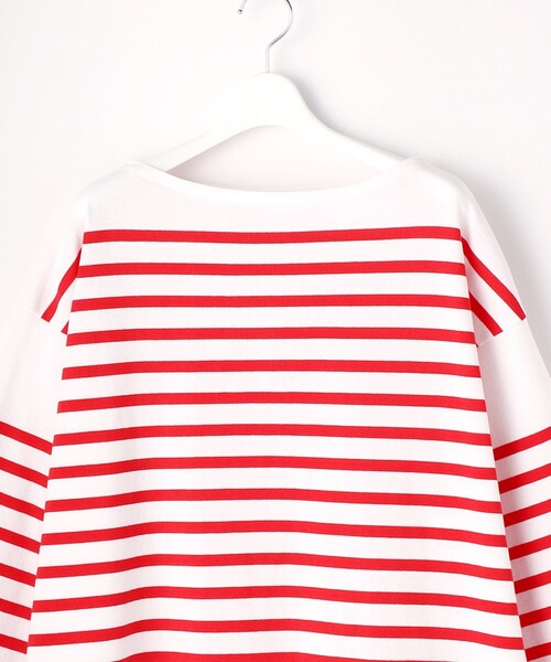 パネルボーダーバスクロングスリーブTシャツ