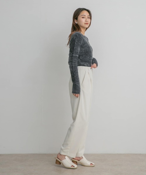 KBF（ケイビーエフ）の「フェザーヤーンセパレートニット（ニット/セーター・レディース・イエロー/ピンク/グレー・ONE）」の21枚目の写真
