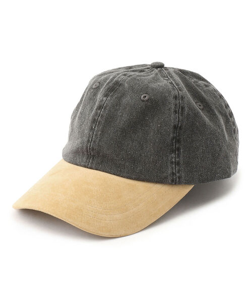 BEAVER（ビーバー）の「MEGA CAP/メガキャップ　Washed Pigment Dyed Twill Cap W/Suede Bill　キャップ（キャップ・メンズ・ブラック/ネイビー/タン・FREE）」の2枚目の写真
